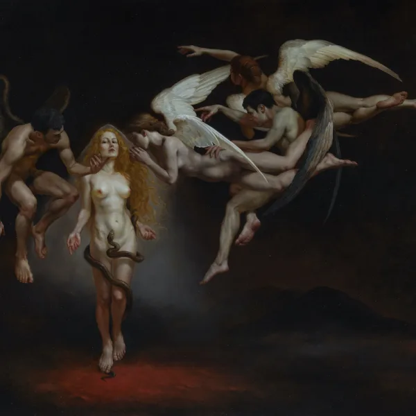 BIRTH OF EVE, 100x120cm, 2018